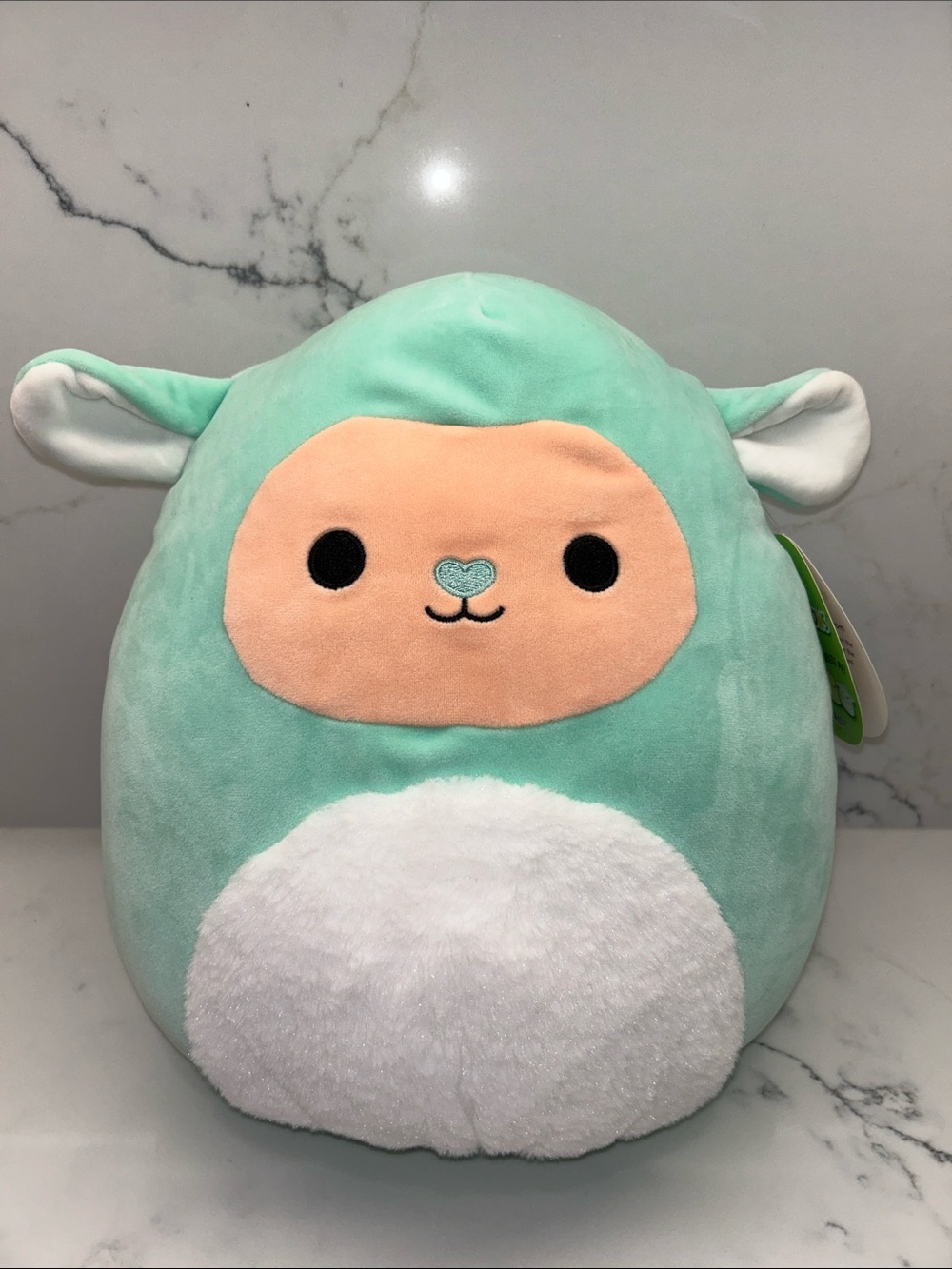 Levi The Lamb Mint Green Squishmallow 12”